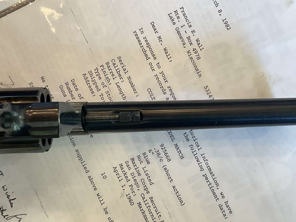 USMC Colt Officers Model Match .38  MINT!-img-18