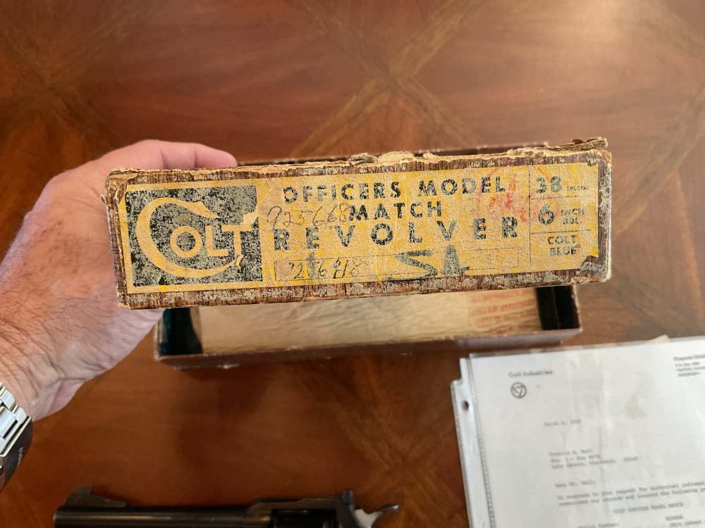 USMC Colt Officers Model Match .38  MINT!-img-3