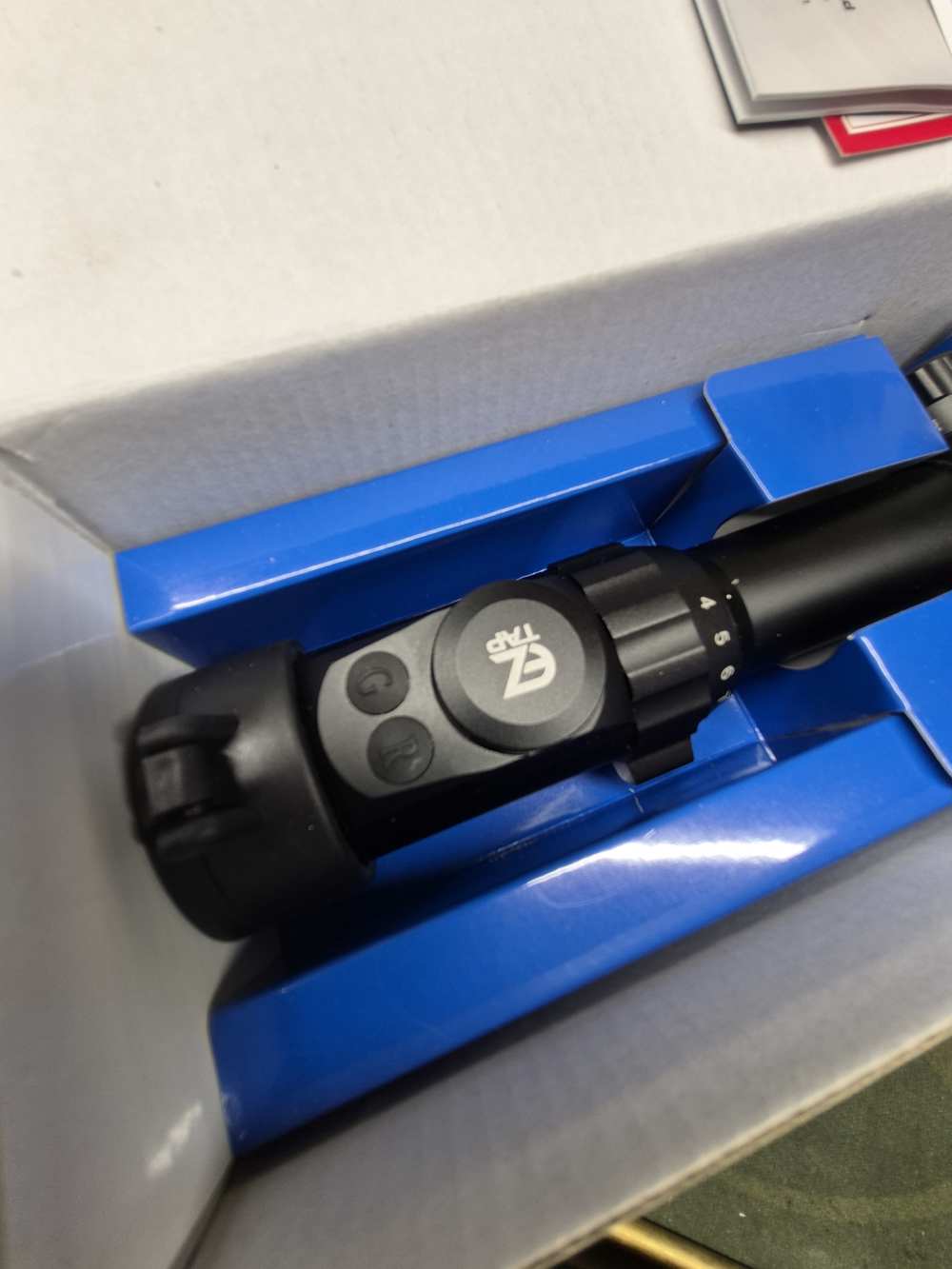 UTG Accushot 4 - 16 x 44 scope 30mm mil-dot SWAT caps long range with rings-img-4