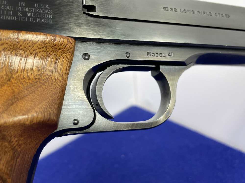 Smith & Wesson Model 41 .22 LR 5.5" Blued *PRECISE TARGET RIMFIRE PISTOL*-img-29