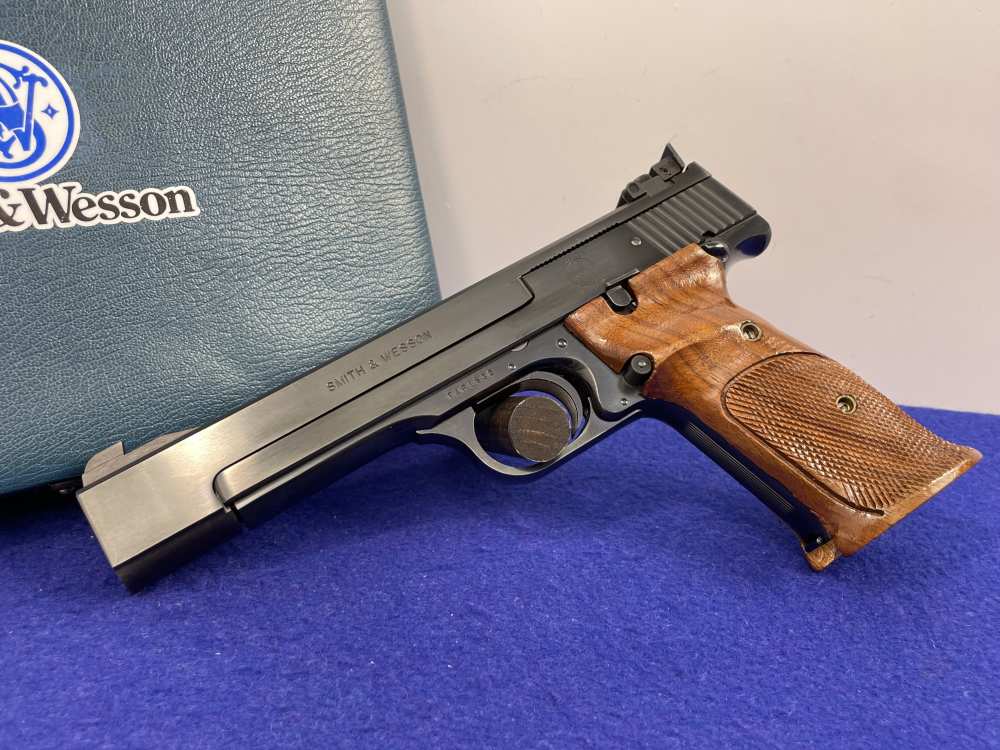 Smith & Wesson Model 41 .22 LR 5.5" Blued *PRECISE TARGET RIMFIRE PISTOL*-img-3