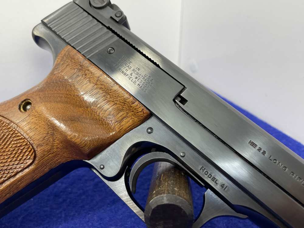 Smith & Wesson Model 41 .22 LR 5.5" Blued *PRECISE TARGET RIMFIRE PISTOL*-img-17