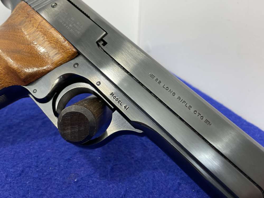 Smith & Wesson Model 41 .22 LR 5.5" Blued *PRECISE TARGET RIMFIRE PISTOL*-img-18