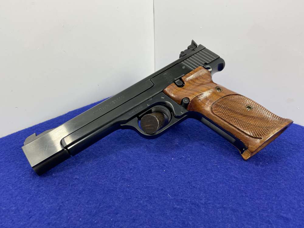 Smith & Wesson Model 41 .22 LR 5.5" Blued *PRECISE TARGET RIMFIRE PISTOL*-img-5