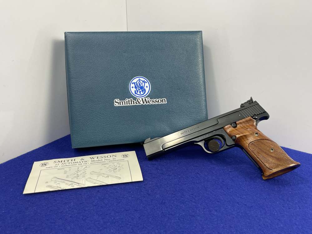 Smith & Wesson Model 41 .22 LR 5.5" Blued *PRECISE TARGET RIMFIRE PISTOL*-img-4