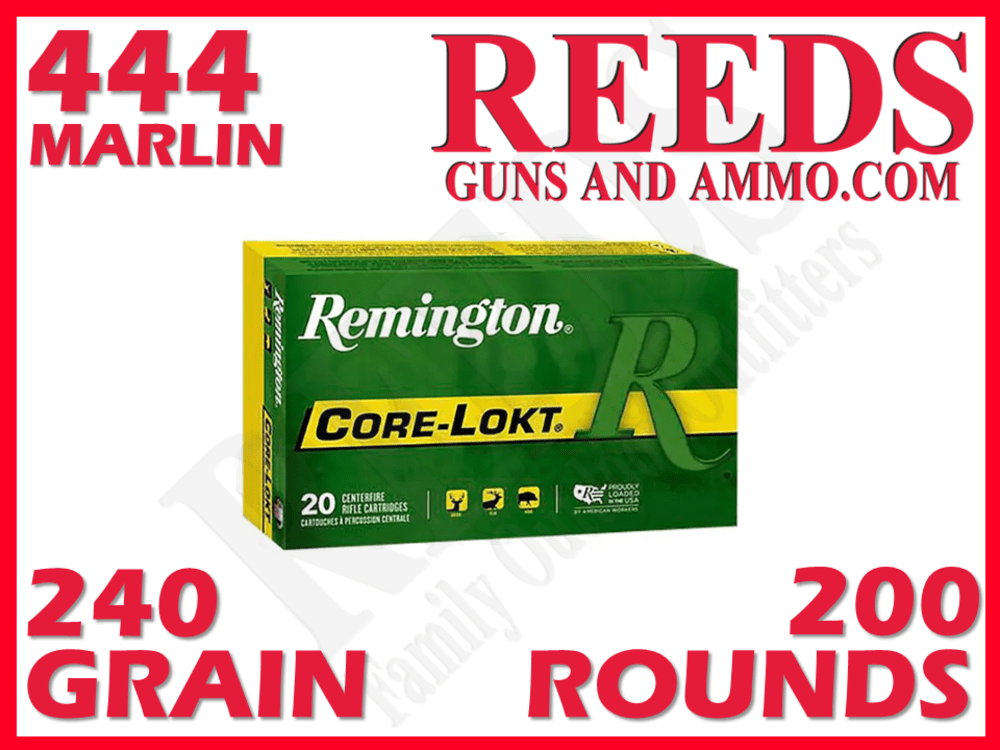 Remington Core Lokt SP 444 Marlin 240 Grain 200rds-img-0