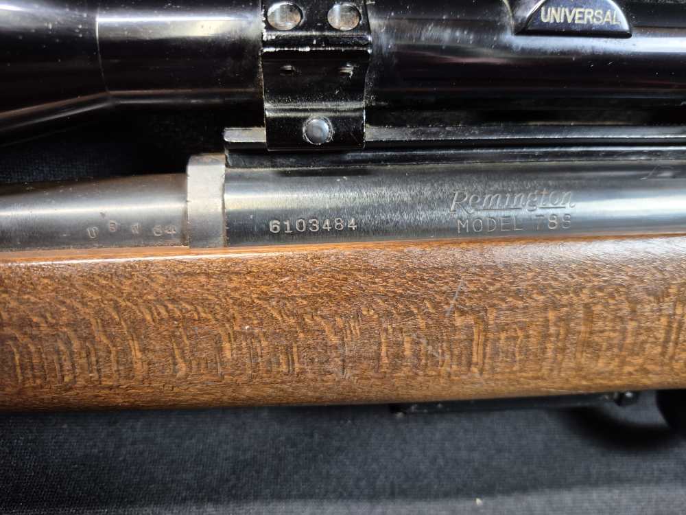 Remington 788 .22-250 Rem Bolt Action Rifle 24" w/ Scope 1970s-img-12