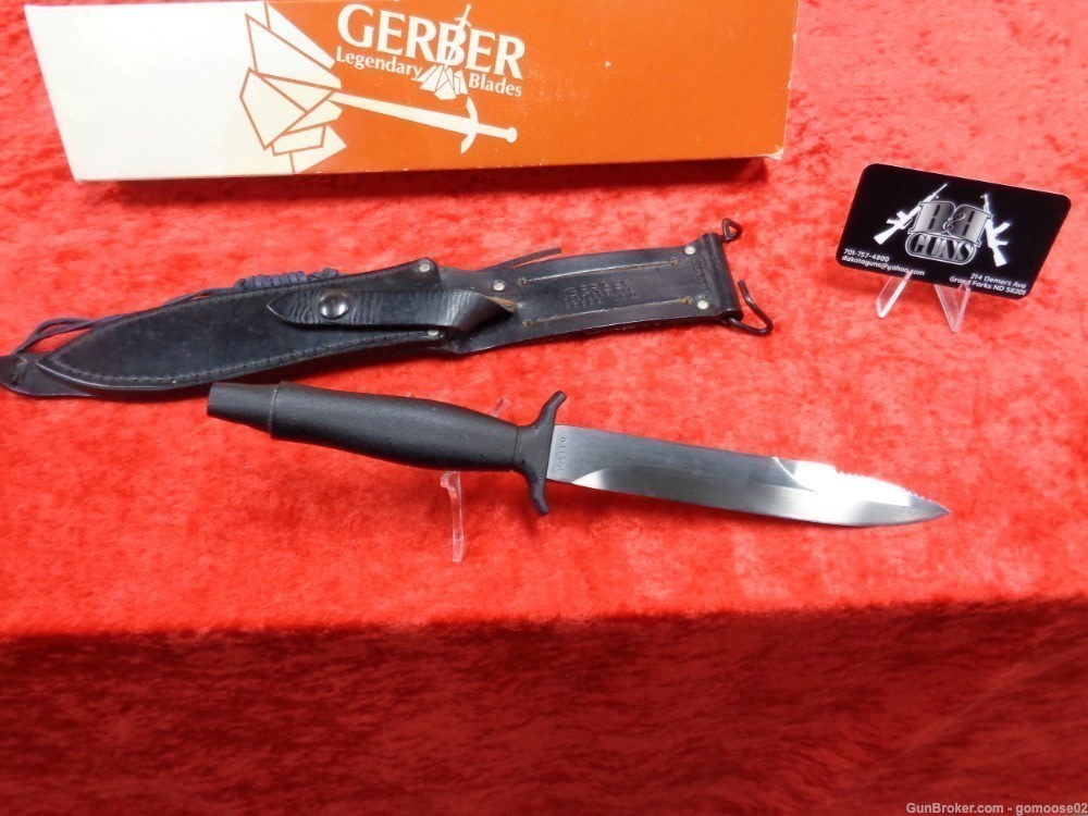 RARE 1981 Gerber Command II Fighting Knife Dagger Commando Mark II WE TRADE-img-1