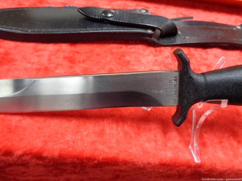 RARE 1981 Gerber Command II Fighting Knife Dagger Commando Mark II WE TRADE-img-17