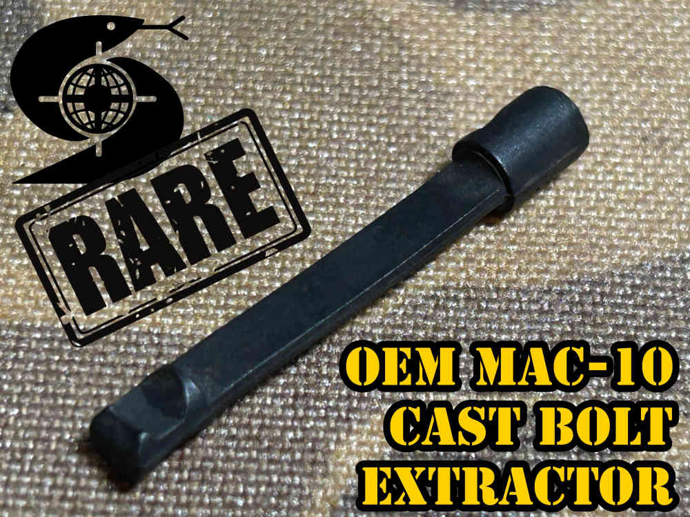 OEM MAC-10 M10 Cast Bolt Extractor RPB Ingram Cobray M10 NOS powder springs-img-0
