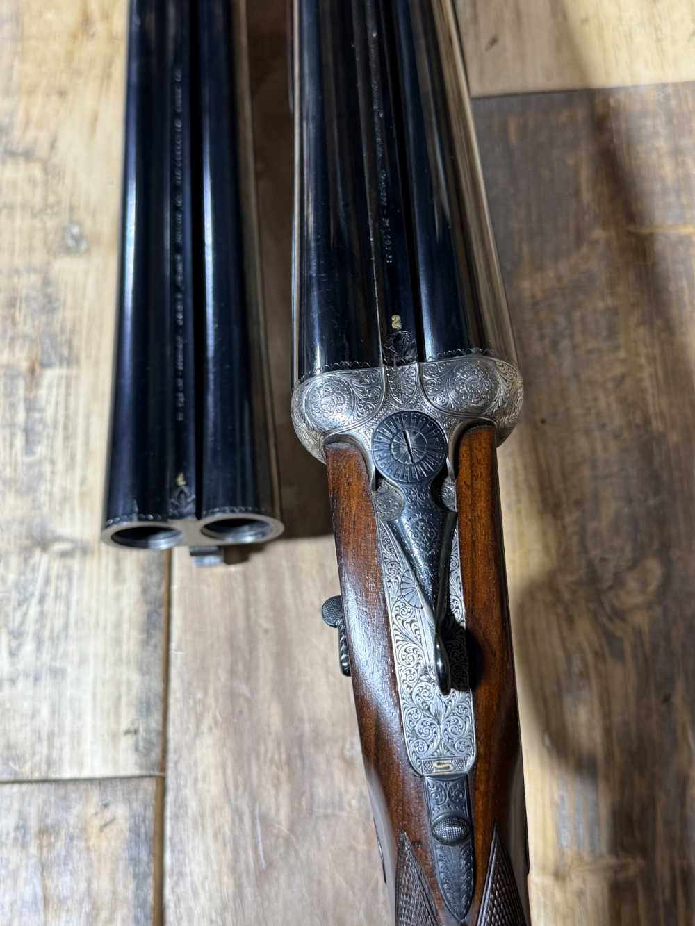Armas Garbi Model 103B 12ga Sidelock Ejector | Two-Barrel Combo Set-img-14
