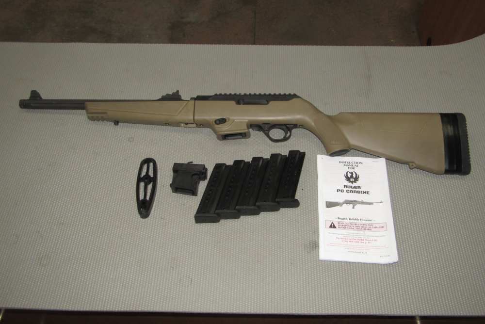 Ruger PC Carbine, 5 Mags & Night Sight-img-1