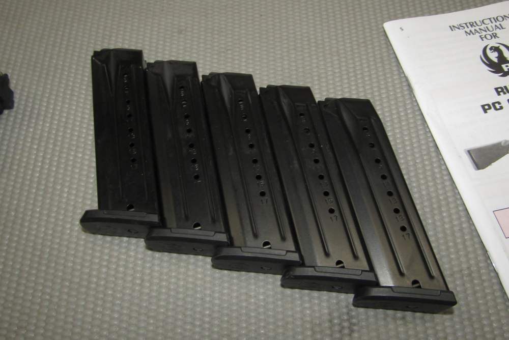 Ruger PC Carbine, 5 Mags & Night Sight-img-10