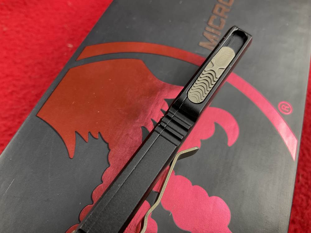 NEW vintage MICROTECH UTX70 CA otf knife California bronzed CA148-13 NOS 70-img-6