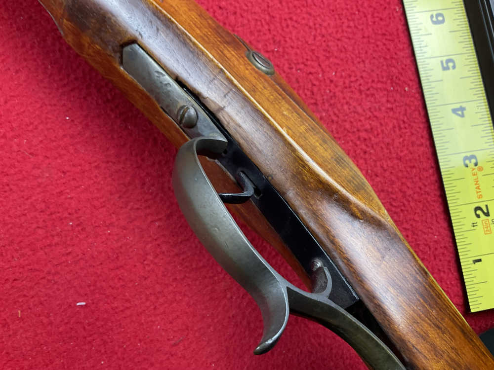 Vintage black powder muzzleloader rifle parts octagon heavy barrel lock gun-img-24
