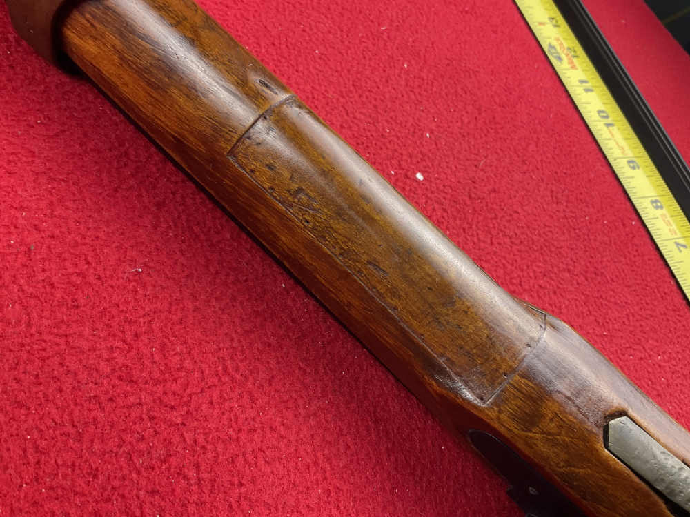 Vintage black powder muzzleloader rifle parts octagon heavy barrel lock gun-img-21
