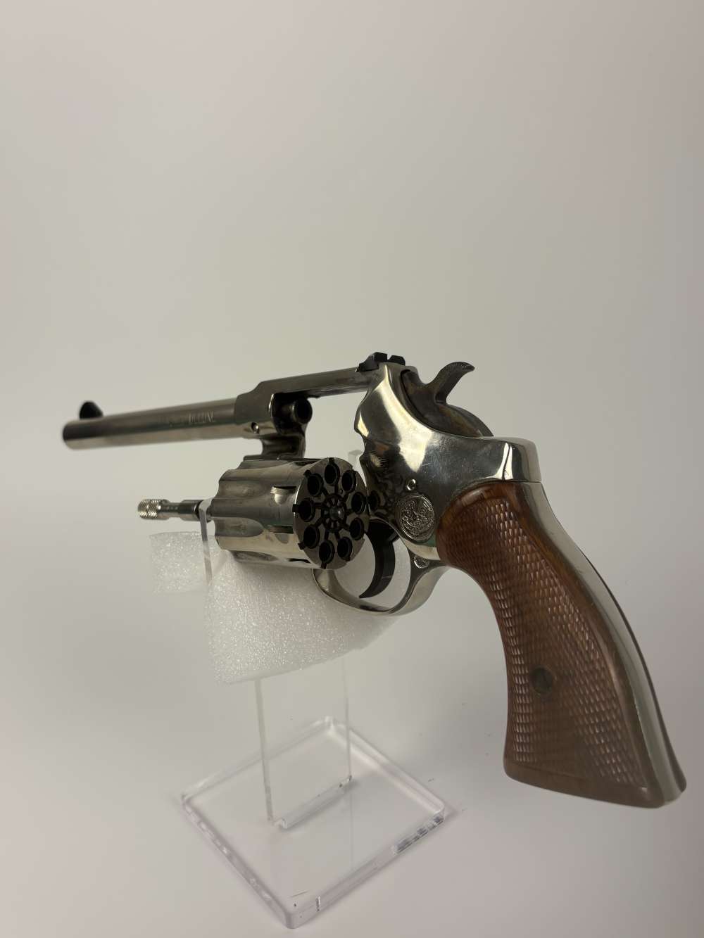 High Standard Sentinel deluxe (Model R-106) 22 LR 9 shot nickel -img-7