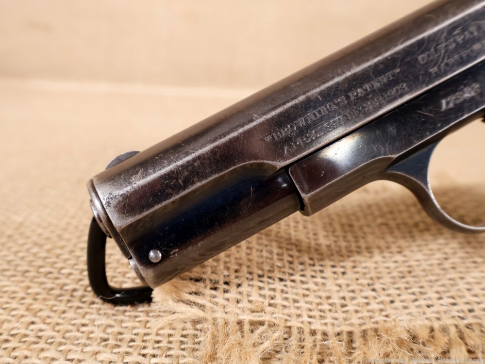 Colt, Model 1903 Hammerless .32 Auto 4" Pocket Pistol Early Model Mfg. 1905-img-2