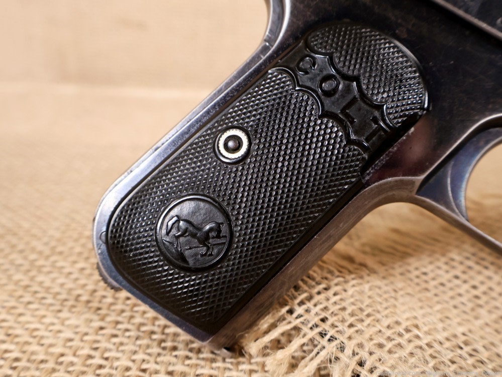 Colt, Model 1903 Hammerless .32 Auto 4" Pocket Pistol Early Model Mfg. 1905-img-12