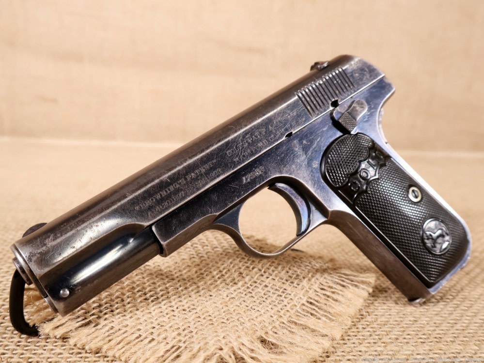 Colt, Model 1903 Hammerless .32 Auto 4" Pocket Pistol Early Model Mfg. 1905-img-20