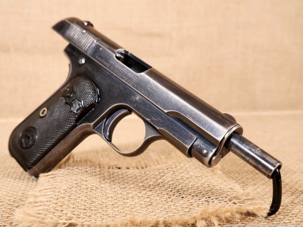 Colt, Model 1903 Hammerless .32 Auto 4" Pocket Pistol Early Model Mfg. 1905-img-32