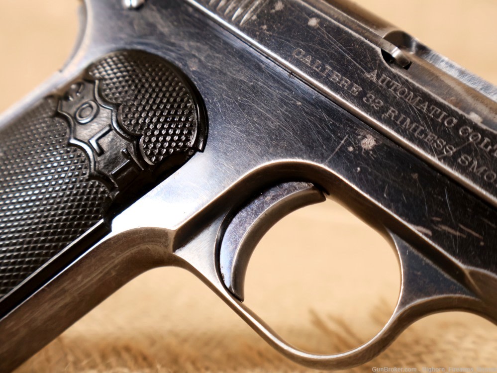 Colt, Model 1903 Hammerless .32 Auto 4" Pocket Pistol Early Model Mfg. 1905-img-15