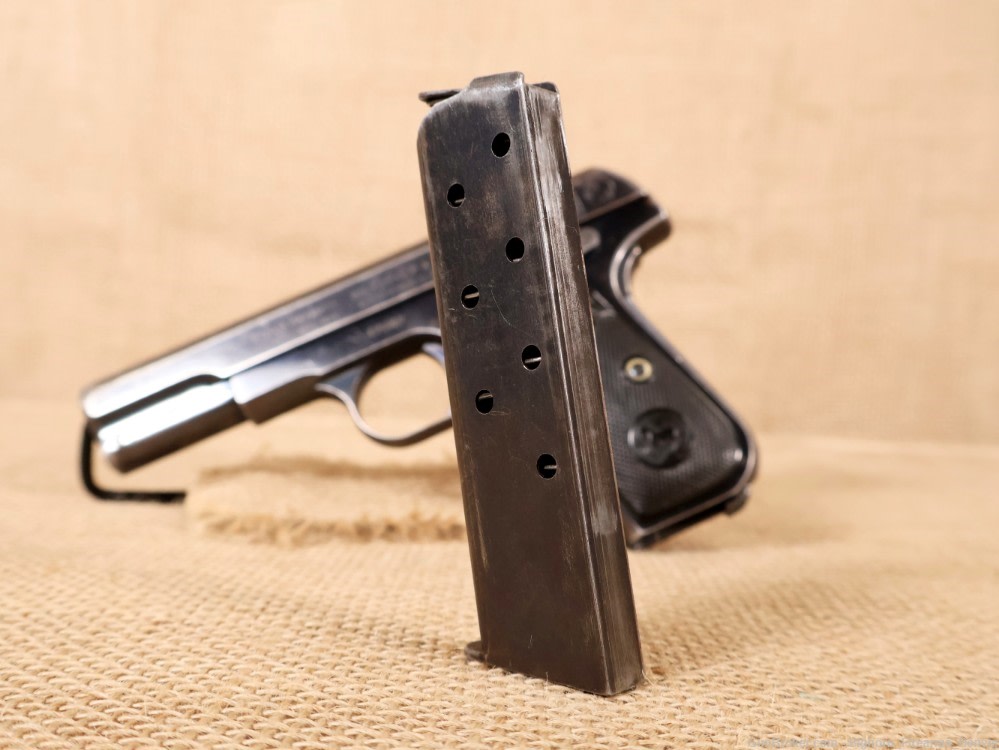 Colt, Model 1903 Hammerless .32 Auto 4" Pocket Pistol Early Model Mfg. 1905-img-29