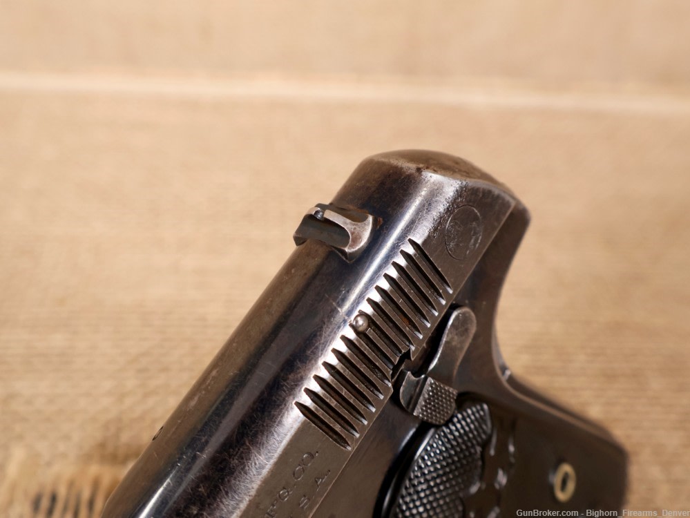 Colt, Model 1903 Hammerless .32 Auto 4" Pocket Pistol Early Model Mfg. 1905-img-9