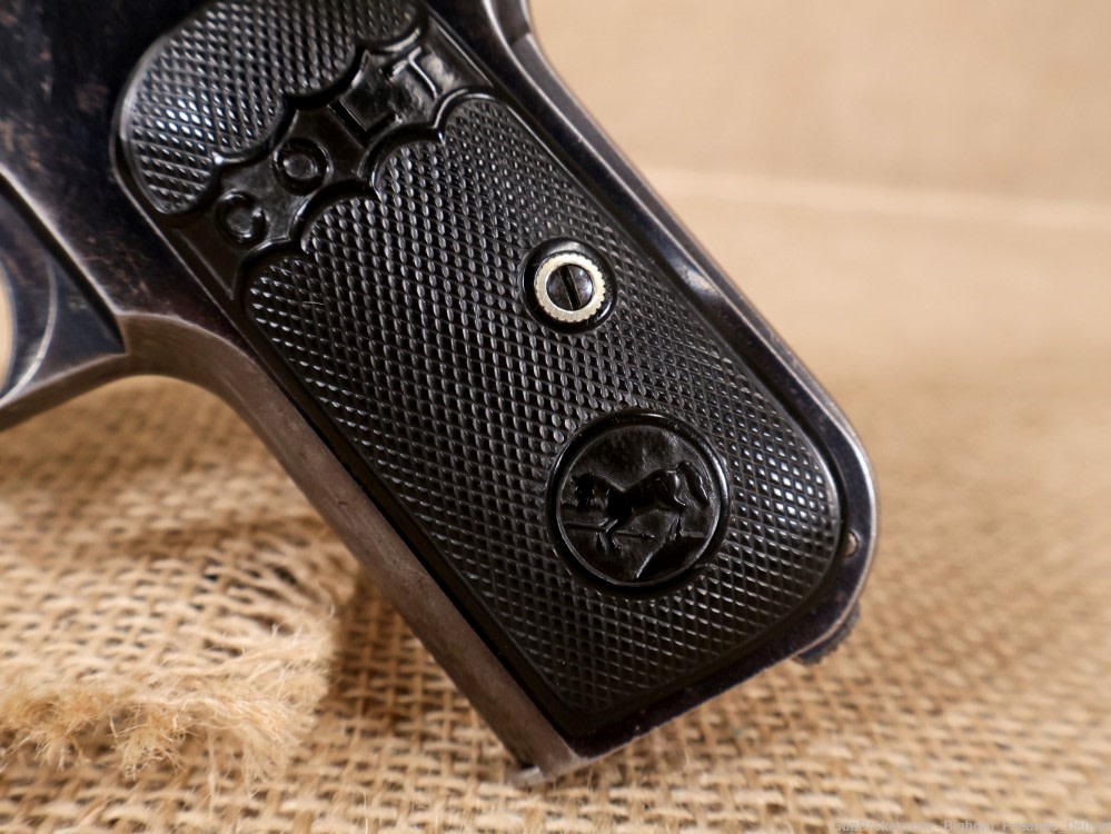 Colt, Model 1903 Hammerless .32 Auto 4" Pocket Pistol Early Model Mfg. 1905-img-5