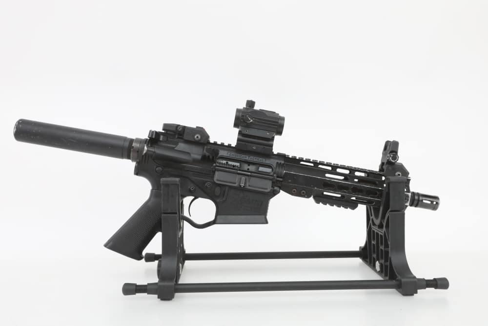 ATI American Tactical Omni Hybrid AR15 Pistol 5.56 Nato 8" Optic & Sights -img-2