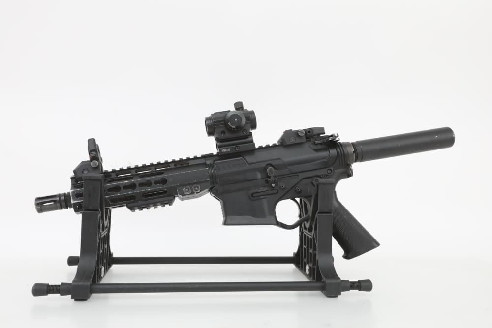 ATI American Tactical Omni Hybrid AR15 Pistol 5.56 Nato 8" Optic & Sights -img-1