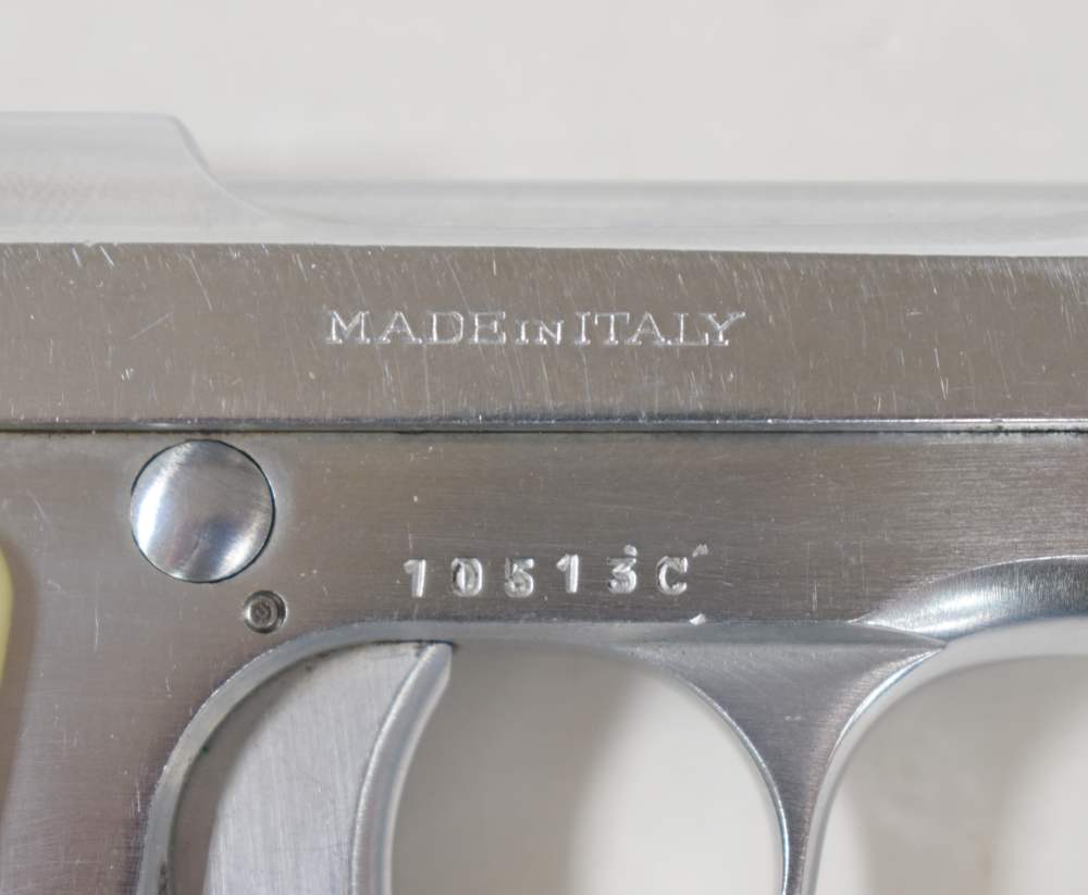 BERETTA 418 6.35 .25 ACP NICKEL RARE C&R VINTAGE PENNY SALE NR-img-13