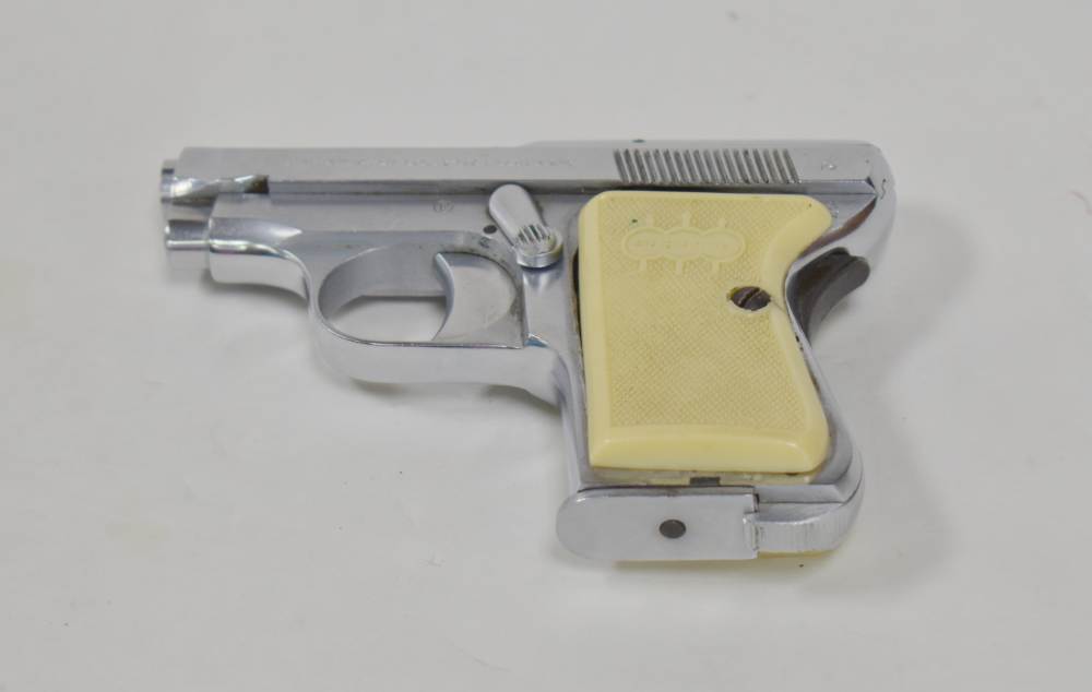 BERETTA 418 6.35 .25 ACP NICKEL RARE C&R VINTAGE PENNY SALE NR-img-6