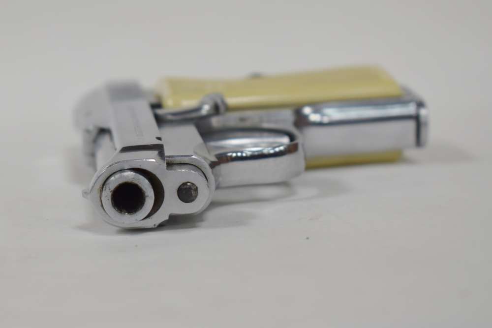 BERETTA 418 6.35 .25 ACP NICKEL RARE C&R VINTAGE PENNY SALE NR-img-7