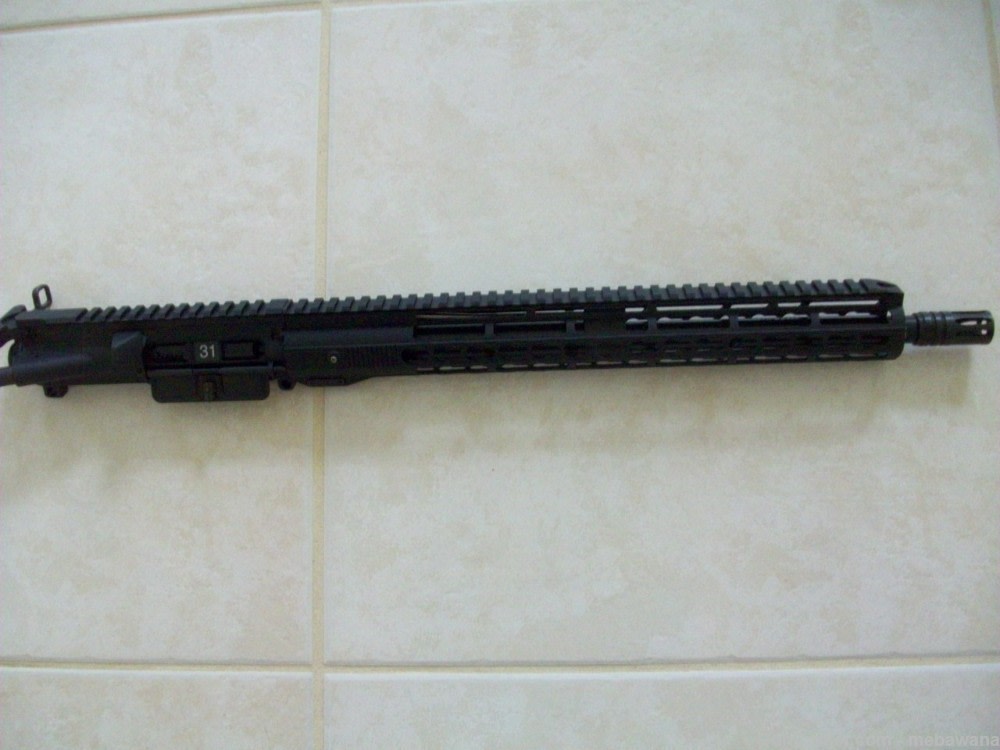 NEW AR 15 7.62X39 Complete Forged Upper  w Rails and Sights-img-2