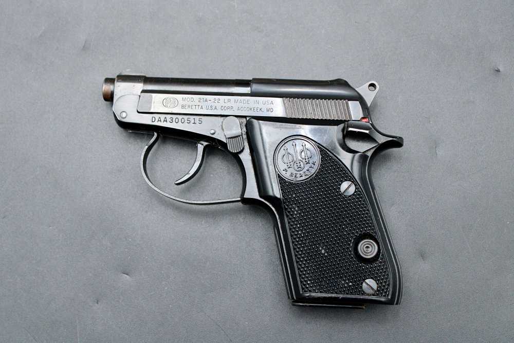 Beretta 21A Bobcat .22 LR 2.5" Tip Up BBL 7+1 Compact Pocket Pistol CCW-img-1