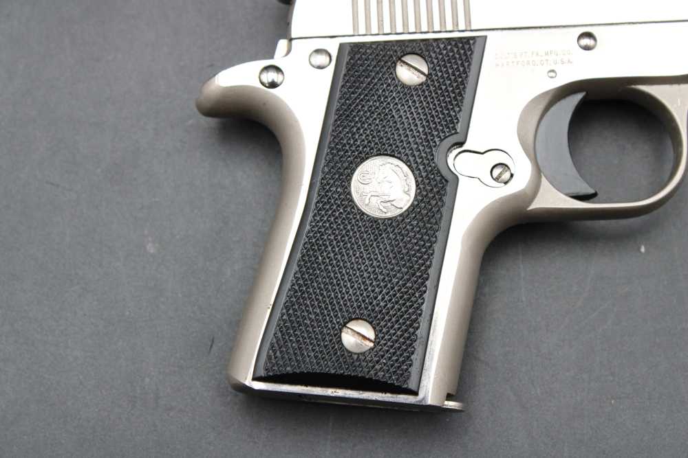 1991 Colt Mustang MK IV Series 80 .380 ACP Satin Nickel 2.75" BBL Box/Case-img-9