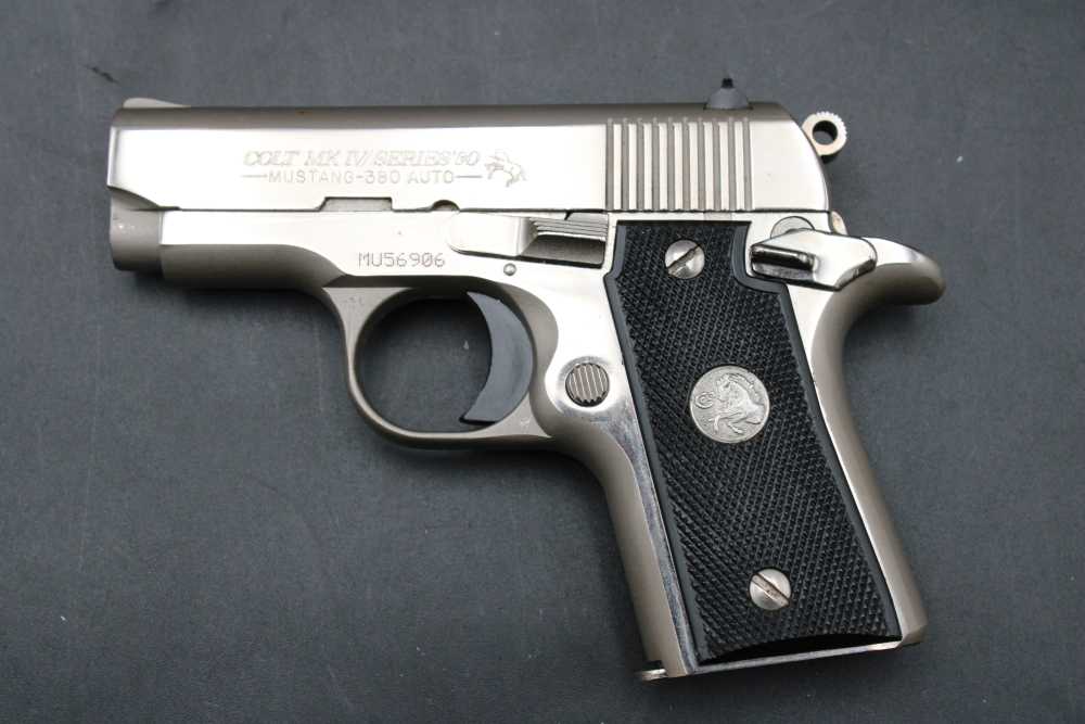 1991 Colt Mustang MK IV Series 80 .380 ACP Satin Nickel 2.75" BBL Box/Case-img-12