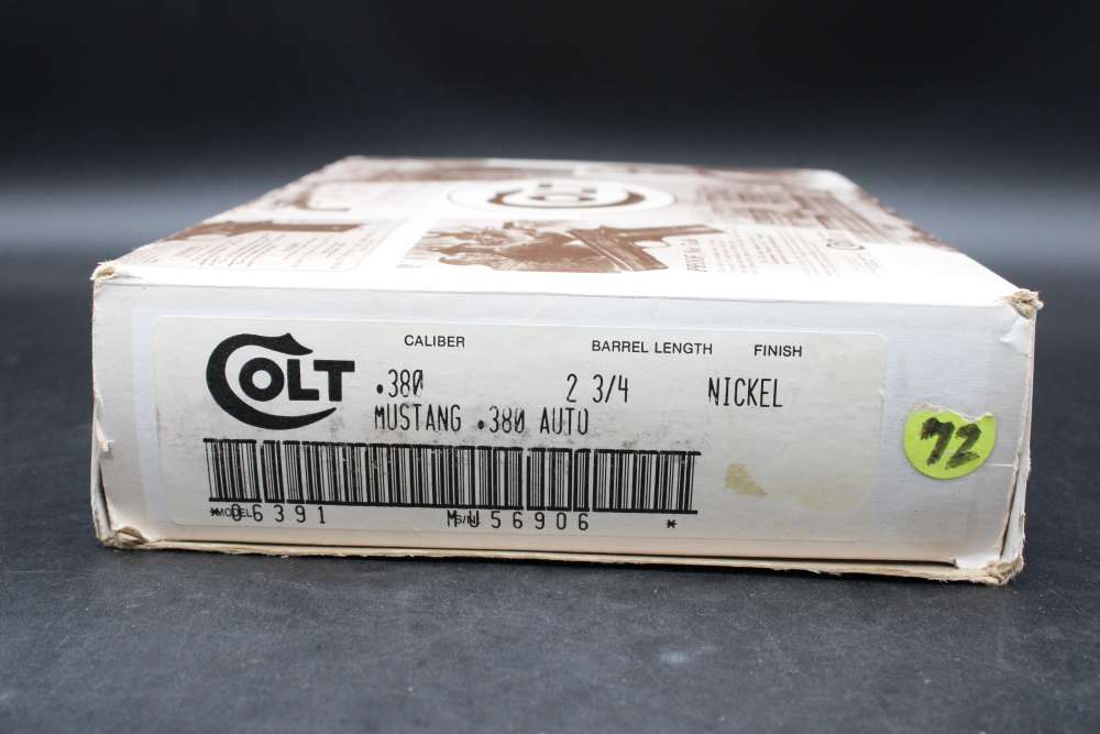 1991 Colt Mustang MK IV Series 80 .380 ACP Satin Nickel 2.75" BBL Box/Case-img-21