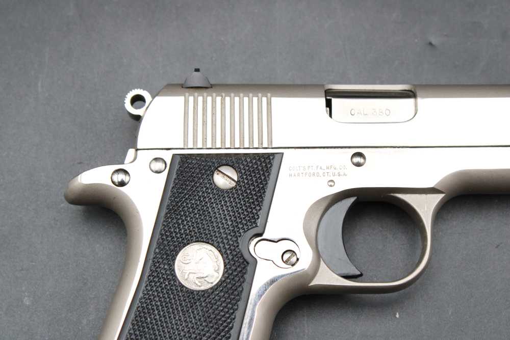 1991 Colt Mustang MK IV Series 80 .380 ACP Satin Nickel 2.75" BBL Box/Case-img-10
