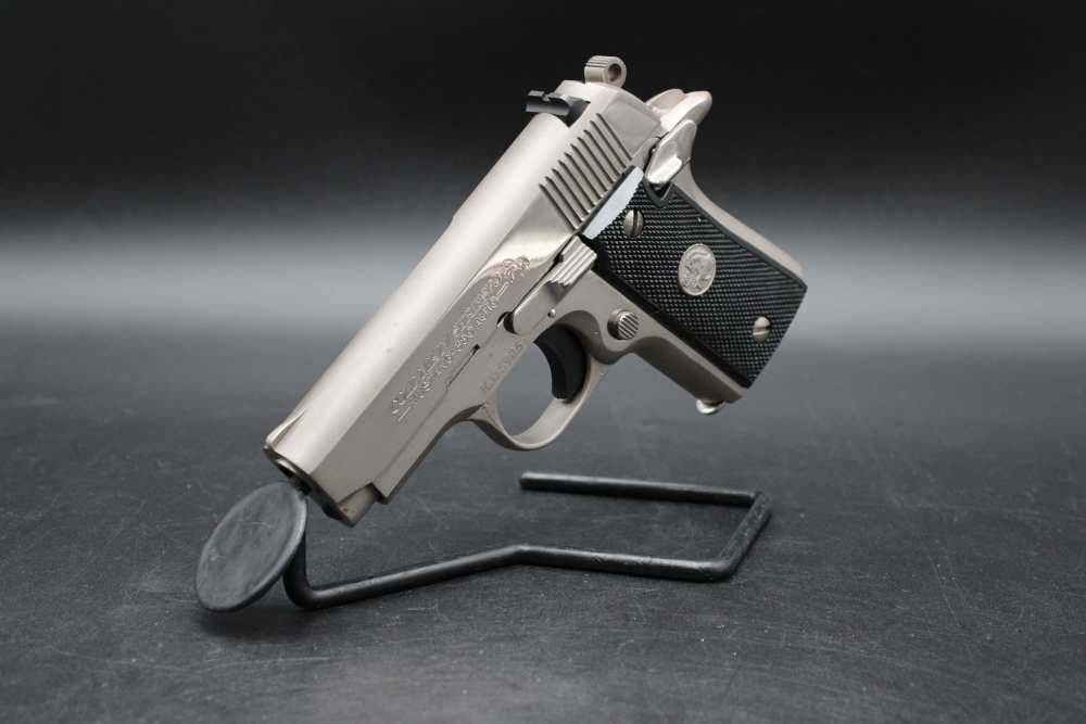 1991 Colt Mustang MK IV Series 80 .380 ACP Satin Nickel 2.75" BBL Box/Case-img-3
