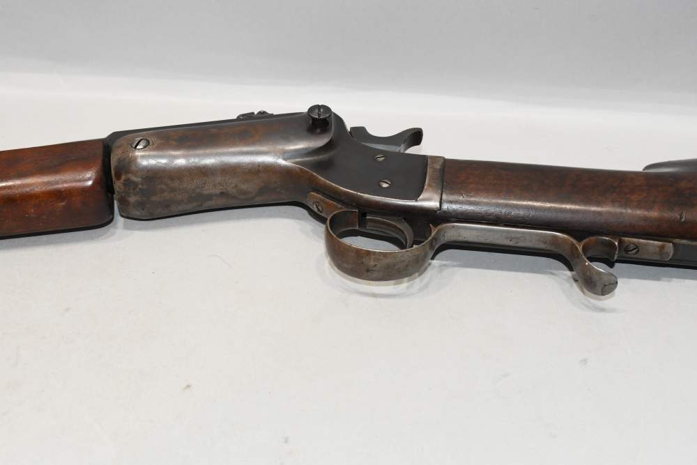 Antique J Stevens Single Shot Tip Up Rifle 44 Cal Centerfire 26" READ-img-18