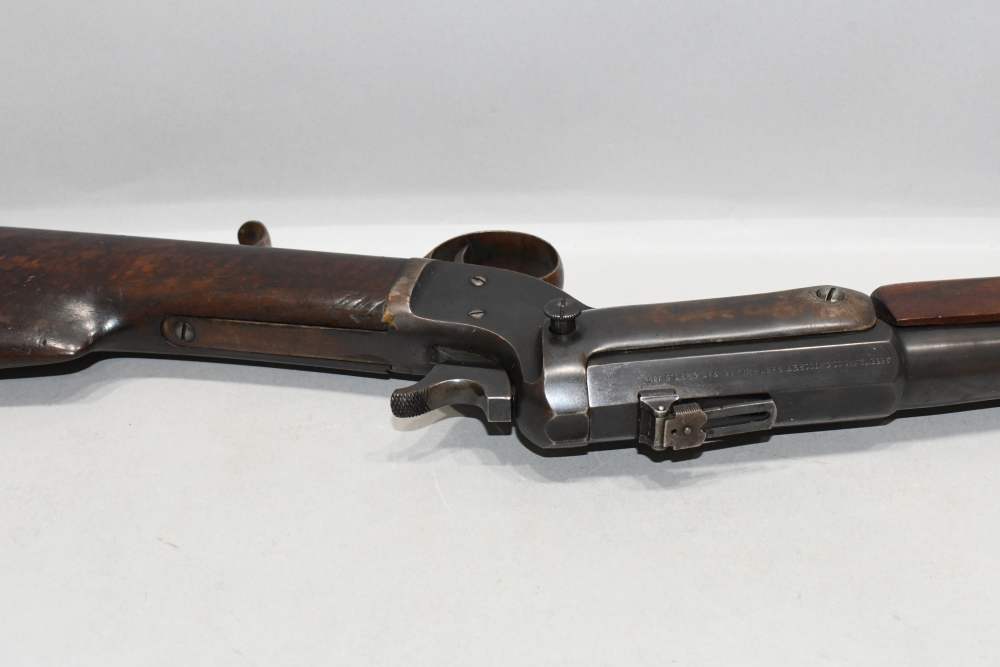 Antique J Stevens Single Shot Tip Up Rifle 44 Cal Centerfire 26" READ-img-13