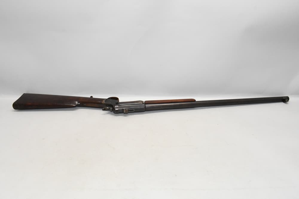 Antique J Stevens Single Shot Tip Up Rifle 44 Cal Centerfire 26" READ-img-11