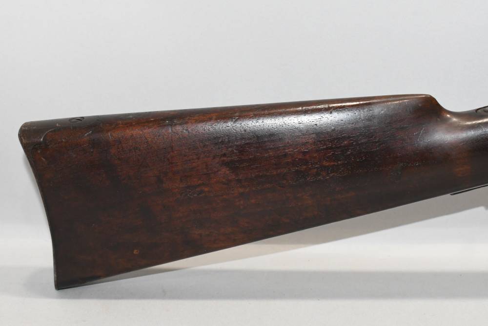 Antique J Stevens Single Shot Tip Up Rifle 44 Cal Centerfire 26" READ-img-2