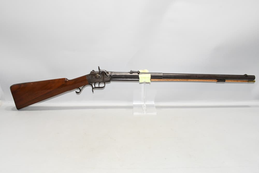 George P Foster STYLE Single Shot Percussion Sporting Rifle 41 Cal READ-img-0