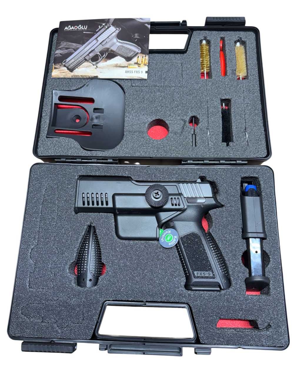 ATI/AHSS FXS-9 9mm FULL KIT includes Holster, cleaning kit, 2 mags & loader-img-1