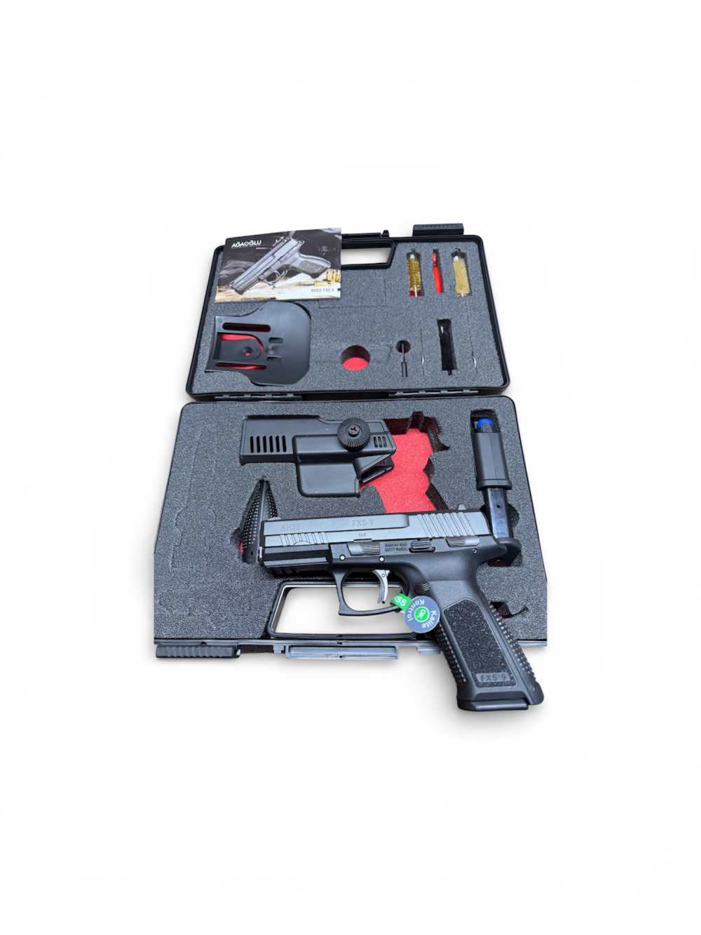 ATI/AHSS FXS-9 9mm FULL KIT includes Holster, cleaning kit, 2 mags & loader-img-0