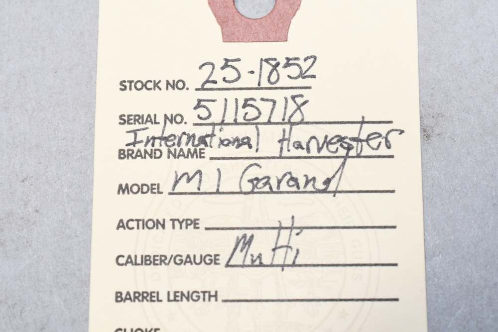 Stripped International Harvester M1 Garand Semi Auto Rifle Receiver Korea-img-1