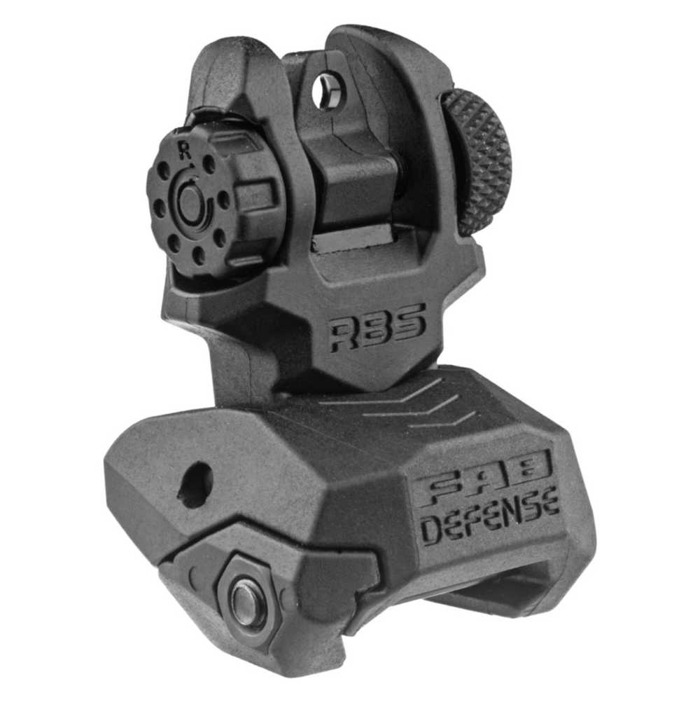 FAB Defense Rear Polymer Back-Up Sight Fast Free Shipping-img-2